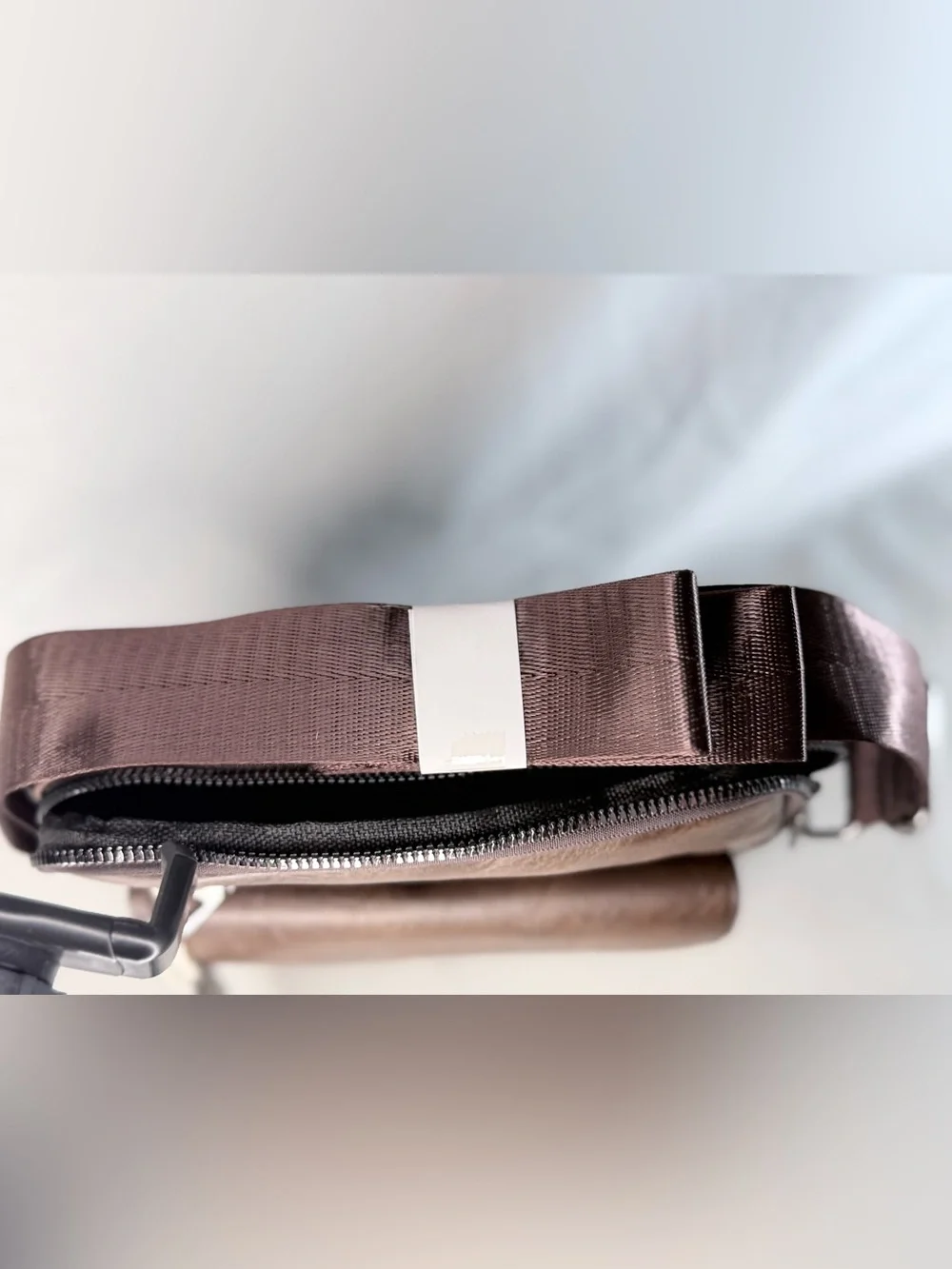 Brown Leather Crossbody Bag for Men or Women
